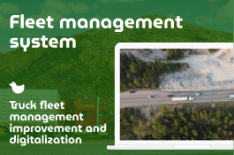 Truck fleet management improvement and digitalization